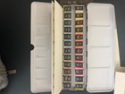 Etchr Watercolour 24 Half Pan Set Portable Watercolor Paint Kit Art Travel Case