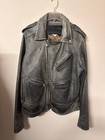 Harley Davidson Xl Tall Distressed Leather Motorcycle Jacket Eagle Legendary