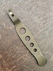 Hinderer Knives - Holey Titanium Clip     Battle Bronze