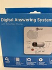 At t 1740 Digital Answering System With Time And Day Stamp - White Brand New
