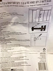 Latch Gate Set 8  Pull Handle Matte Black Cast Iron Drop Bar 6  Tee Hinges Fence
