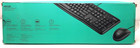 Logitech Mk120 Corded Keyboard   Mouse Combo Black 920-002565 Plug   Play New