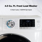 Smad 27 In  4 5 Cu  Ft  Front Load Washing Machine With Quiet Inverter Motor