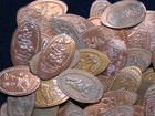 100 Disney   Elongated Pressed Pennies   Unsearched