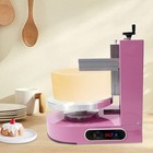 Pink Tabletop Cake Decorating Machine Lcd Display Adjustable Knife 4   12in