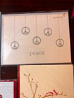 Papyrus   Elum Christmas Greeting Cards Lot Of 4 Peace Joy Birds Multicolor