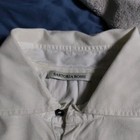  Sartoria Rossi White Long Sleeve Polo Eu 52 Us L Made In Italy 100  Cotton Vntg