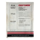 Owners Manual Sears Craftsman 12 5 Hp 42  Lawn Tractor  Model 917 255430   93 Ed