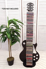 Vintage Atlantic Les Paul Guitar Shaped Music Cd Holder Tower Rack 50    Rare
