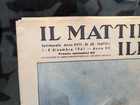 Wwii Italian Il Mattino Illustrato Magazine 1-8 December 1941 Italy Vintage 40s