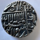 Mughals Shahjahan Surat Mint   Half Rupee Silver Coin 5 7 Gram Z-207