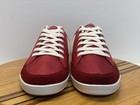 Alpine Swiss Mens Stefan Red Suede Trimmed Retro Sneakers Shoes Nice  Sz 11 Us 