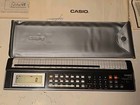 Vintage Casio Fx-190 Scientific Calculator Scale Cover Box Manual Works Great