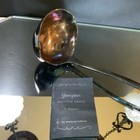 Vintage Georgian Serving Ladle Silver Plate Genity Patina 13 Inches Long  62