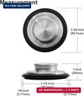 3 3 8 Inch  8 57 Cm  - Kitchen Sink Stopper Stainless Steel Garbage Disposal Plu