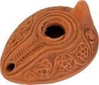 Ancient Antique Biblical Replica Ancient  oil Lamp  Israel Judaica Hanukkah Gift