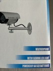Dummy Security Cam Camera Fake Leds Flashing Light Home Surveillance Waterproof 