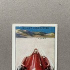Flying Spray Car G E T Eyston Speed Series  16 1938 Wills Cigarette Tobacco Card