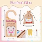 Tooth Fairy Door Hanger Kit For Kids     First Lost Tooth Pink Door Hangers pouch