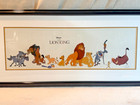 Disney s Lion King Cast Of Characters Limited Edition Cel Beautiful   Imperfect