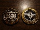 Las Vegas  10 Gaming Token  999 Fine Silver Pair - Gem 