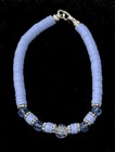 Lavender Glass   Clay Bead Jewelry Set Necklace Bracelet Earrings Free Shipping 