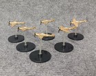 Lot 6 Wizards Of The Coast Axis   Allies Miniatures Ww2  Fighter Plane No Card
