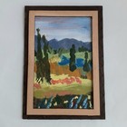 Original Painting 1 12 Scale Dollhouse Miniature Tuscany Countryside 