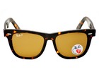 Ray-ban Rb2140 Original Wayfarer Tortoise Frame Polarized Brown Lens 54mm Unisex
