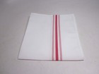 12 Bistro Stripe Restaurant Dinner Cloth Napkin Wedding Catering Event New