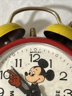 Vintage Disney Mickey Mouse Alarm Clock By Bradley  Made In Germany
