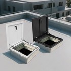 Square Roof Hatch Roof Security Door Roof Access Hatch 90   Opening Angle 50 50cm