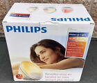 Philips Wake Up Light Alarm Clock Colored Sunrise Simulation White Hf3520-60 New