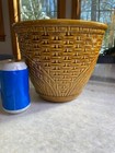 Vintage Haeger Pottery Ceramic Art Planter Pot Weave Woven Pattern 5601 Basket