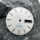 28 5mm Watch Dial For Nh36 Movement Mod Green Luminous Double Calendar Space