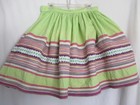Vintage Seminole Miccosukee Patchwork Skirt Native American Handmade Tribal Art