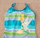 Vintage Disney Store Tinker Bell Swimsuit Girls Size 4 5 One Piece Nwt 1990s