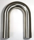 Stainless 180   Mandrel Bend - 1 5d 2 25  Clr Loose Radius - 16ga  065  1 5 