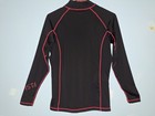 Tesla Surfista Shirt Rashguard Black Red Wave M Surf Swim Watersports