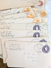 Vtg Ephemera Lot Letters 1941   1945 Kansas Navy 30  Pieces Mostly Handwritten
