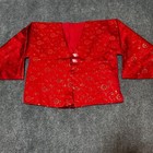 Vintage Korean Hanbok Dress Mens Medium Pink Red Traditional Ceremony Wedding