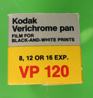 Kodak Verichrome Pan Vp 120 Bw Film Exp 1977 Sealed Nos Asa 125 Din 22    1 Count