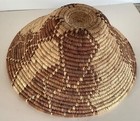 Vintage Tribal Woven Basket Boho Home Decor- Brown And Beige- 12    By 4   