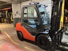 2020  Toyota 6000 Lb Solid Pneumatic Forklift With Ss And 3 Stage Mast