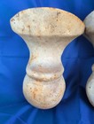 Antique Cast Iron Bathtub  Ball Feet Vintage Bath Tub Set Of 4