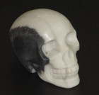2 25  Natural Tai Chi 134g Quartz Hand Carved Crystal Skull Realistic Healing