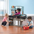 Step2 Best Chefs Kitchen Playset   Kids Play Kitchen With 25-pc Toy Accessories 