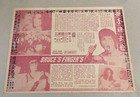 70 s           Bruce s Deadly Fingers Movie Flyer Bruce Le Bruceploitation Bruce Lee