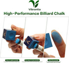 Pro Billiard Pool Cue Chalk 12 Cubes Low Dust For Snooker 8-ball
