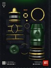 Green Lantern Power Battery 3d Printed Cosplay   Display Read Description